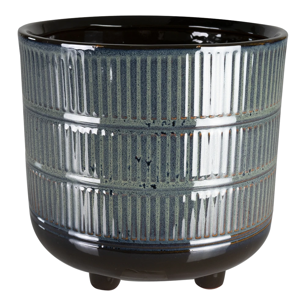 Bloempot Denise - D19 X H19cm - Sky Blue 3 Bloempot Denise - D19 X H19cm - Sky Blue