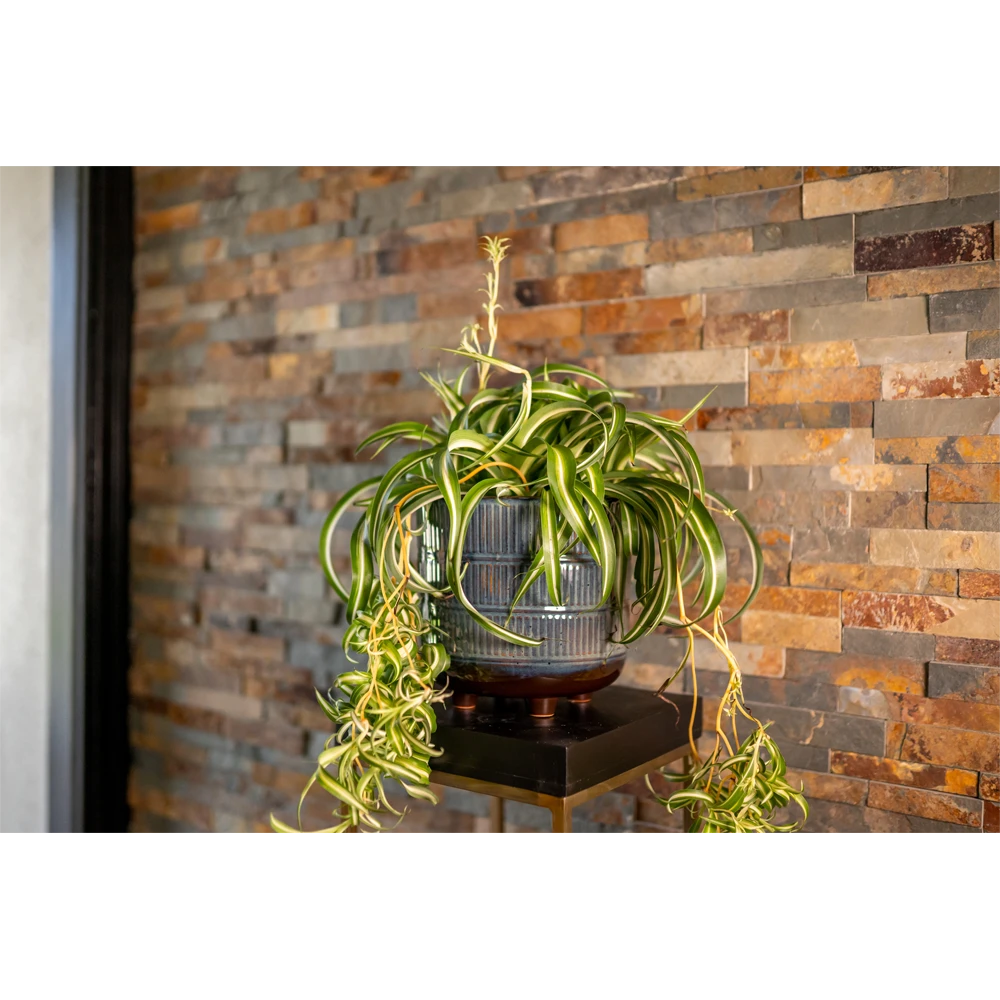 Bloempot Denise - D19 X H19cm - Sky Blue 4 Bloempot Denise - D19 X H19cm - Sky Blue - Afbeelding 2