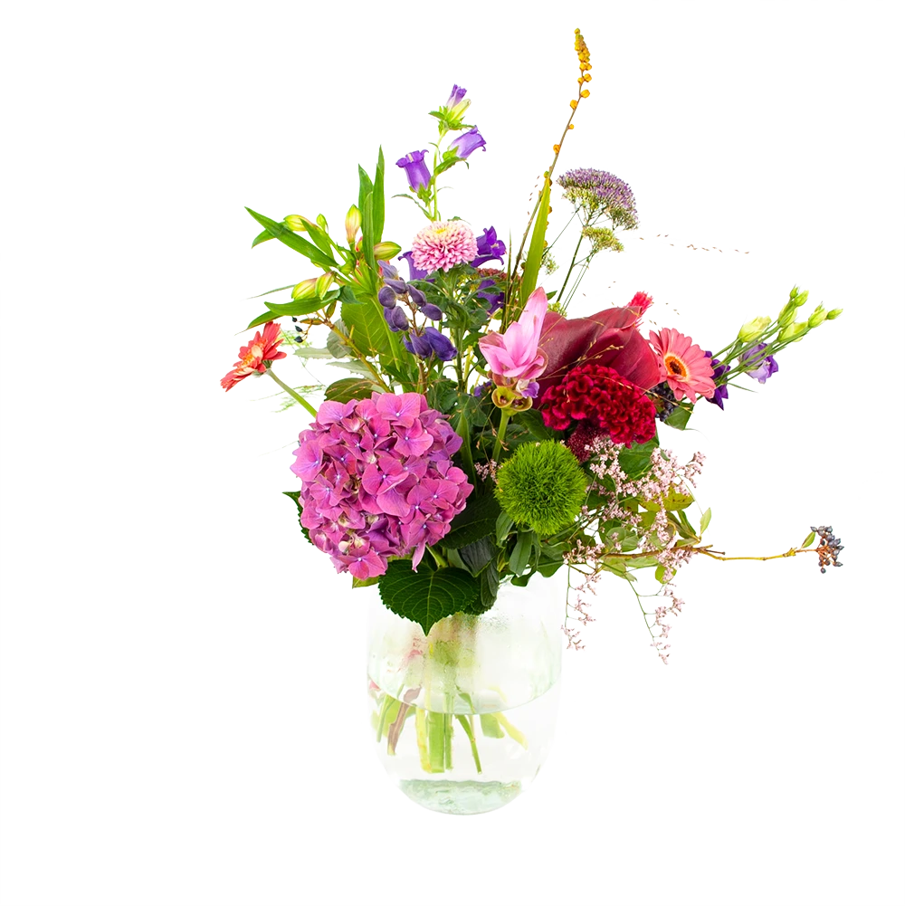 Boeket Paarse Passie Klein 3 Boeket Paarse Passie Klein