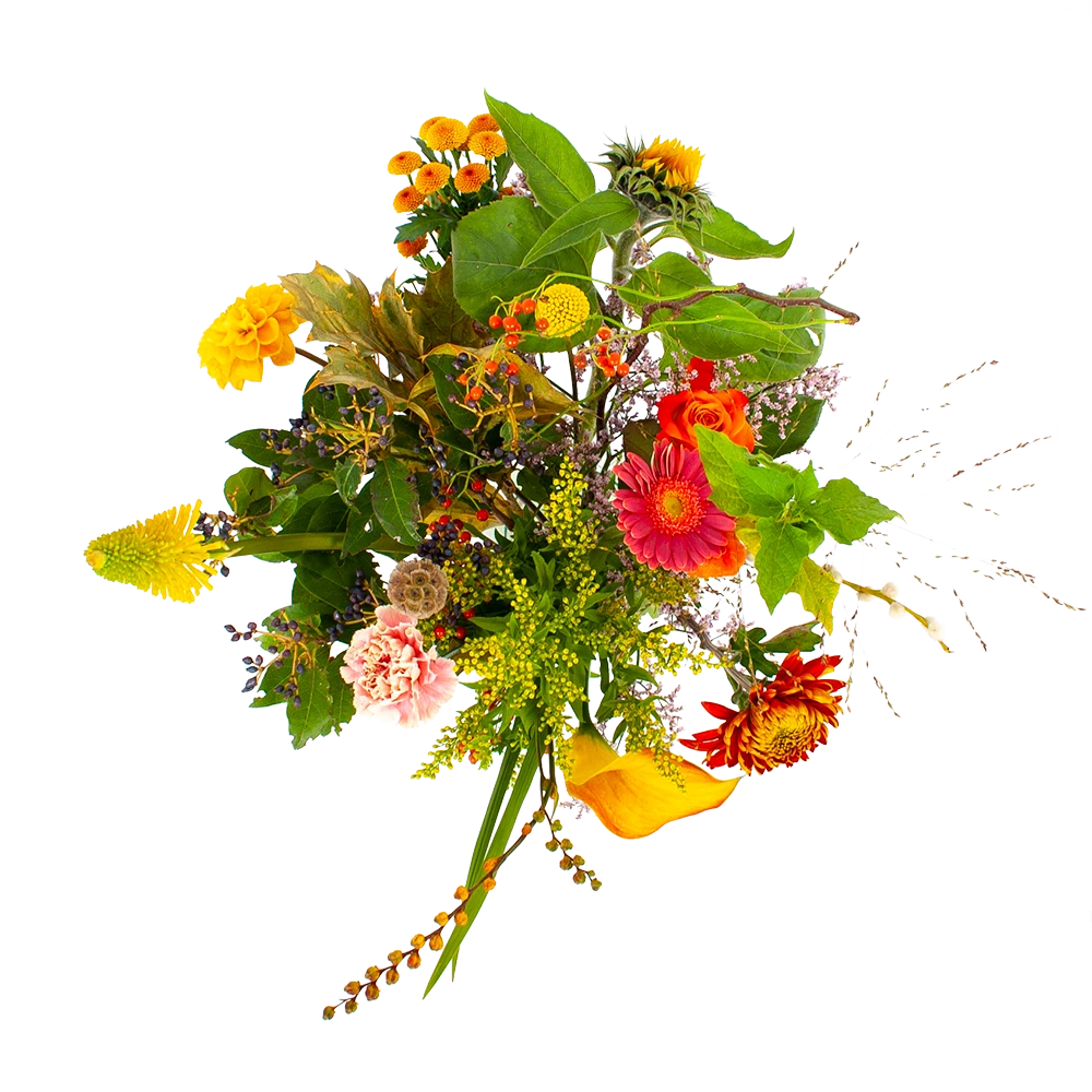 Boeket Vrolijk Klein 4 Boeket Vrolijk Klein - Afbeelding 2