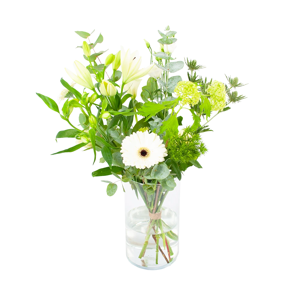 Boeket Wit Gebaar Klein 3 Boeket Wit Gebaar Klein