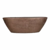 Bloempot Mira Ovaal - L69 X B17 X H25cm - Koper 2 Bloempot Mira Ovaal - L69 X B17 X H25cm - Koper -Huisdecoratie boot mira 69x17x25cm industrieel goud plantenschaal koper 1 1