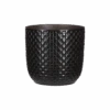 Bloempot Daan - D21.5 X H20.5cm - Zwart -Huisdecoratie daan pot rond zwart h20 5xd21 5cm bloempot 1 4