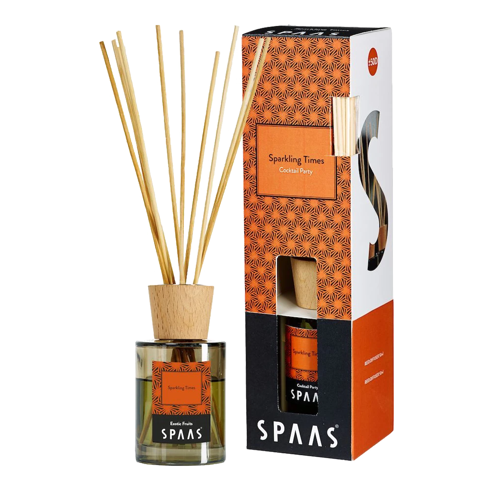 Geurstokjes Spaas - 80ml - Sparkling Times 3 Geurstokjes Spaas - 80ml - Sparkling Times