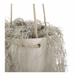 Hangpot Resa - D18,5 X H17cm - Lichtgrijs -Huisdecoratie hangpot resa d18 5 x h17cm lichtgrijs hangpot 3 1