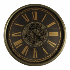 Klok Thom Zwart U00f8 80 Cm - Wandklok