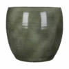 Bloempot Lester - D38 X H35cm - Groen 1 Bloempot Lester - D38 X H35cm - Groen -Huisdecoratie lester pot rond groen h35xd38cm bloempot 1 4