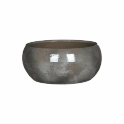 Plantenschaal Lester - D28 X H12cm - Donkergrijs