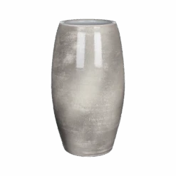Bloempot Lester Hoog - D30 X H50cm - Lichtgrijs