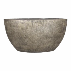 Bloempot Mira Ovaal - L49 X B20 X H25cm - Goud