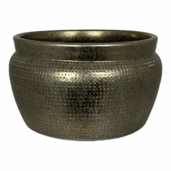 Plantenschaal Marrakesh - D24 X H14cm - Zilver Goud