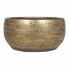 Plantenschaal Steef - D27 X H14cm - Industrieel Goud -Huisdecoratie plantenschaal steef d27 x h14cm industrieel goud plantenschaal 1 1