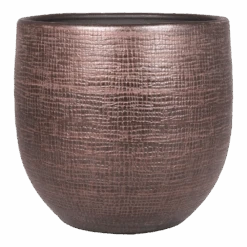 Bloempot Mira - D29 X H27cm - Koper