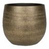 Bloempot Ryan - D26 X H26cm - Shiny Gold -Huisdecoratie pot ryan shiny gold d26 h26 bloempot 1