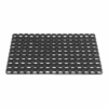 HAMAT Rubbere Ringmat Domino - 80x50cm - Zwart - Deurmat 1 HAMAT Rubbere Ringmat Domino - 80x50cm - Zwart - Deurmat -Huisdecoratie rubbere ringmat domino 80x50cm zwart deurmat 1