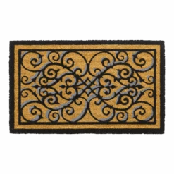 HAMAT Ruco Design Vloermat - 75x45cm - Zwart/Bruin - Deurmat