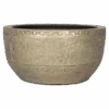 Plantenschaal Fien - D24 X H12cm - Goud -Huisdecoratie schaal fien d24 h12cm industrieel goud bloempot 1 5
