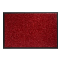 Twister Schoonloopmat - 90x60cm - Rood - Deurmat