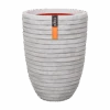 Capi Bloempot Nature Elegant Row NL - D46 X H58cm - Ivoor 1 Capi Bloempot Nature Elegant Row NL - D46 X H58cm - Ivoor -Huisdecoratie vaas elegant laag row nl 46x58 ivoor bloempot 1 4