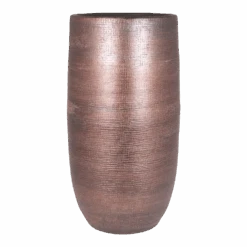 Bloempot Mira Hoog - D26 X H50cm - Koper