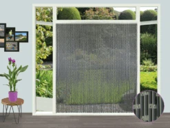 Vliegengordijn - Antraciet - 100 X 232cm - Sun-Arts 7 Vliegengordijn - Antraciet - 100 X 232cm - Sun-Arts -Huisdecoratie vliegengordijn antraciet 100 x 232cm sun arts 100 3