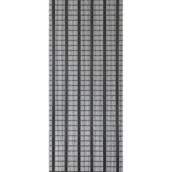 Vliegengordijn Banen - Wit/Zwart/Zilver - 90 X 210cm - Sun-Arts