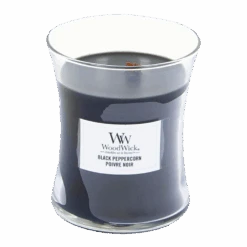 Woodwick Black Peppercorn Medium Candle - Geurkaars -Huisdecoratie woodwick black peppercorn medium geurskaars 2 5