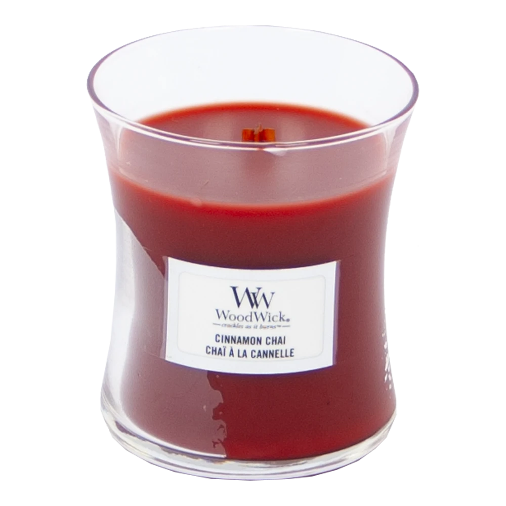 Woodwick Cinnamon Chai Mini Candle - Geurkaars 4 Woodwick Cinnamon Chai Mini Candle - Geurkaars - Afbeelding 2