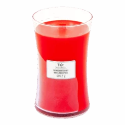 Woodwick Crimson Berries Large Candle - Geurkaars -Huisdecoratie woodwick crimson berries large candle geurskaars 2 5