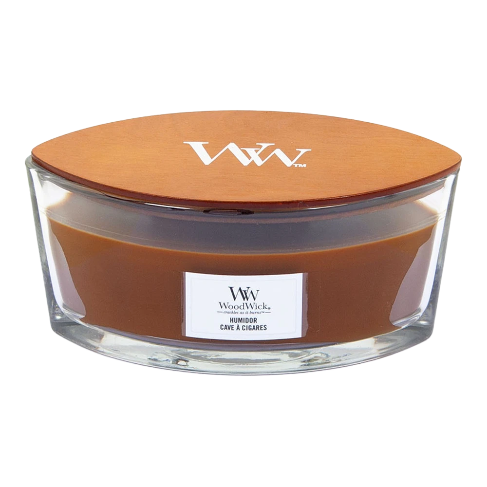 Woodwick Humidor Ellipse Candle - Geurkaars 3 Woodwick Humidor Ellipse Candle - Geurkaars