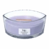 Woodwick Lavender Spa Ellipse Candle - Geurkaars -Huisdecoratie woodwick lavender spa ellipse candle geurskaars 1