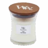 Woodwick Linen Medium Candle - Geurkaars