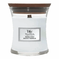 Woodwick Magnolia Birch Mini Candle - Geurkaars