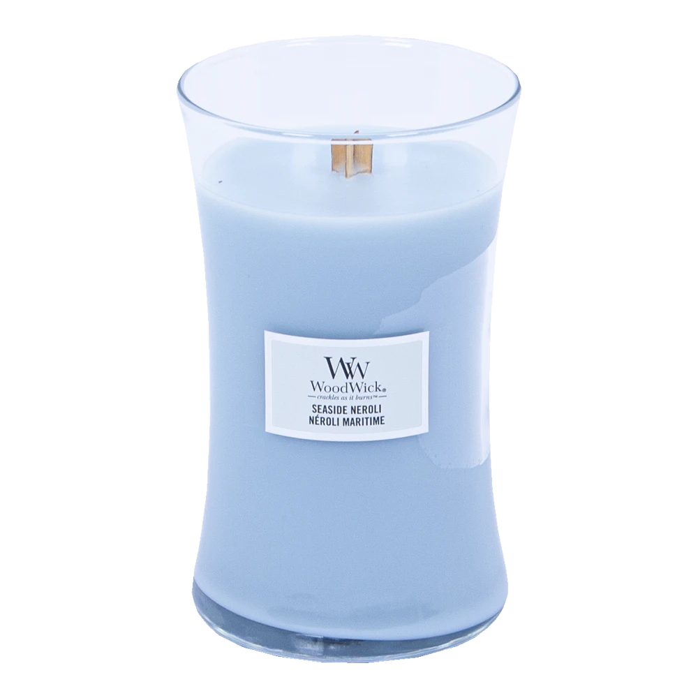 Woodwick Seaside Neroli Large Candle - Geurkaars 4 Woodwick Seaside Neroli Large Candle - Geurkaars - Afbeelding 2