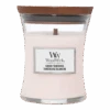 Woodwick Sheer Tuberose Medium Candle - Geurkaars -Huisdecoratie woodwick sheer tuberose medium candle geurkaars 1