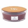 Woodwick Smoked Walnut & Maple Ellipse Candle - Geurkaars -Huisdecoratie woodwick smoked walnut maple ellipse candle geurkaars 1 1
