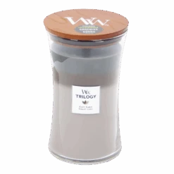 Woodwick Trilogy Cozy Cabin Large Candle - Geurkaars