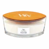 Woodwick White Tea & Jasmine Ellipse Candle - Geurkaars