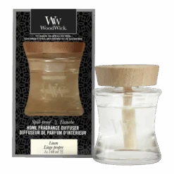 WoodWick WW Linen Home Fragrance Diffuser
